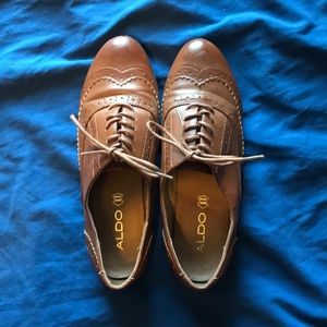 Women’s brown Oxford shoes (Aldo brand) size 7
